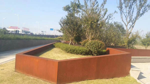 丰满耐候钢挡土墙